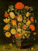 BOSSCHAERT, Ambrosius the Elder Still-Life of Flowers f oil painting